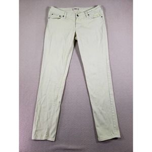 Tilt Jeans Womens 11 Yellow Super Skinny Cotton Blend Denim Pockets Mid Rise